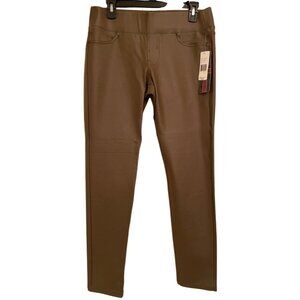 Liverpool Jeans Co. Sienna Pull-On Leather-Look Legging Color Beech Size 29